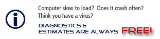 Diagnostics and estimates are always free.